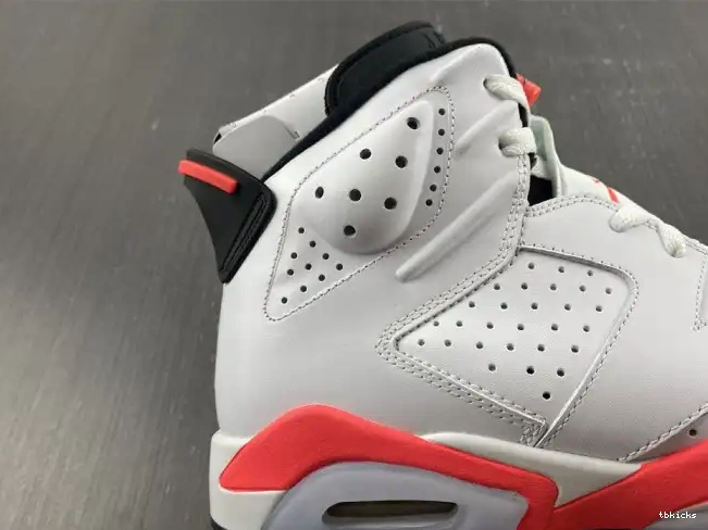 Rep TBK 384664-123 (2014) Infrared White Retro Jordan 6 0519